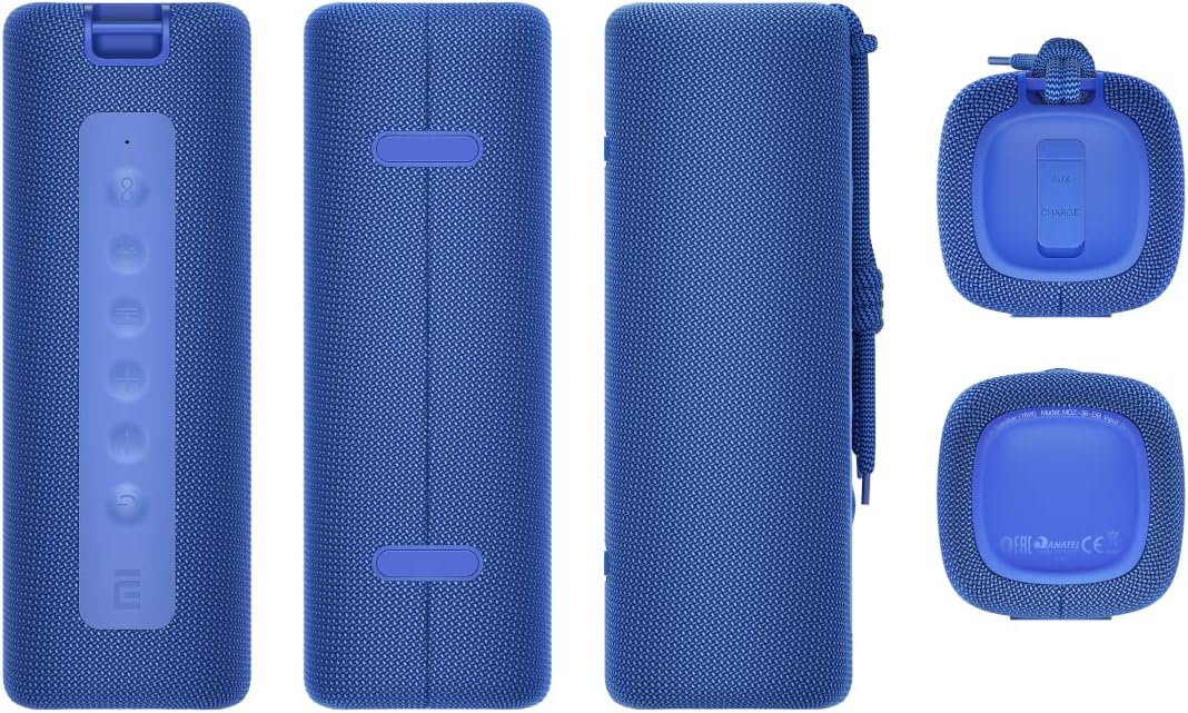 Xiaomi Mi Portable Bluetooth Speaker – 13H Playtime, Waterproof & Powerful Stereo Sound, Blue