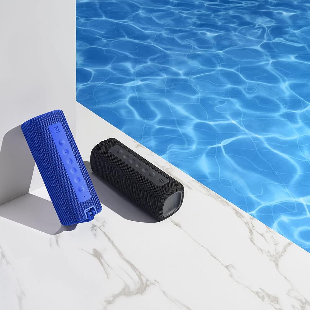 Xiaomi Mi Portable Bluetooth Speaker – 13H Playtime, Waterproof & Powerful Stereo Sound, Blue